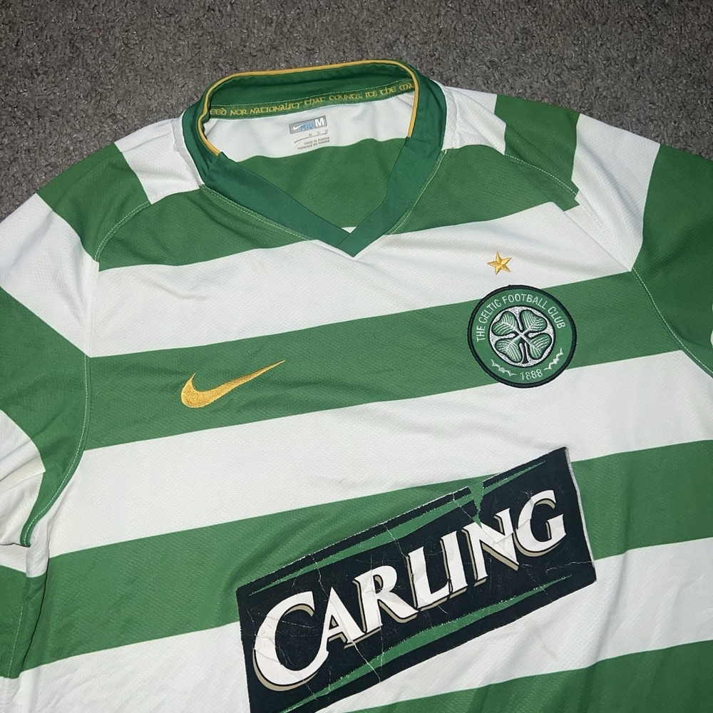 Celtic Home Football Shirt Jersey Nike 2007 2008 Size M
